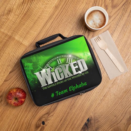 Wicked The Musical Team Elphaba Lunch Bag