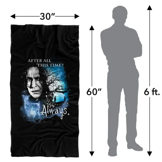 Harry Potter Always Officially Licensed Beach Towel 30"x60"