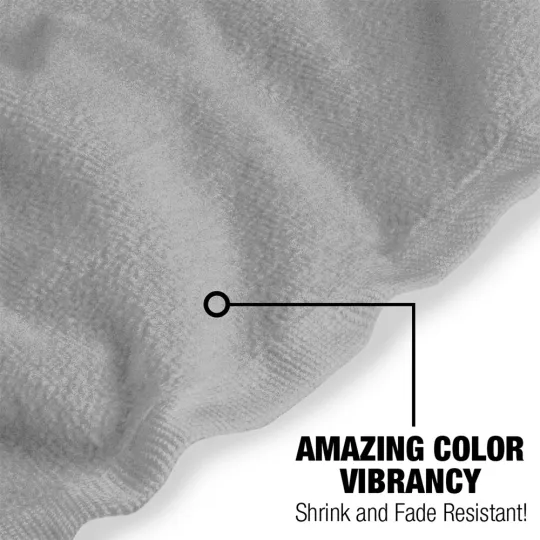 Drake University Beach Towel/Bath Towel, 30"x60" Radial Dots