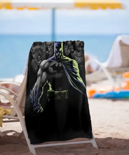 Batman Villains Unleashed Officially Licensed Beach Towel 30"x60"