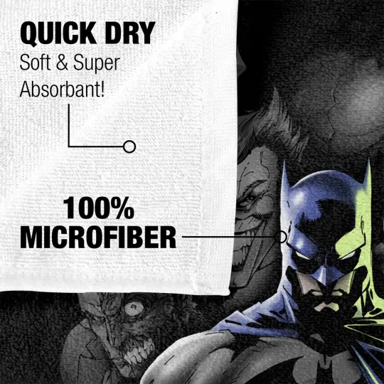 Batman Villains Unleashed Officially Licensed Beach Towel 30"x60"