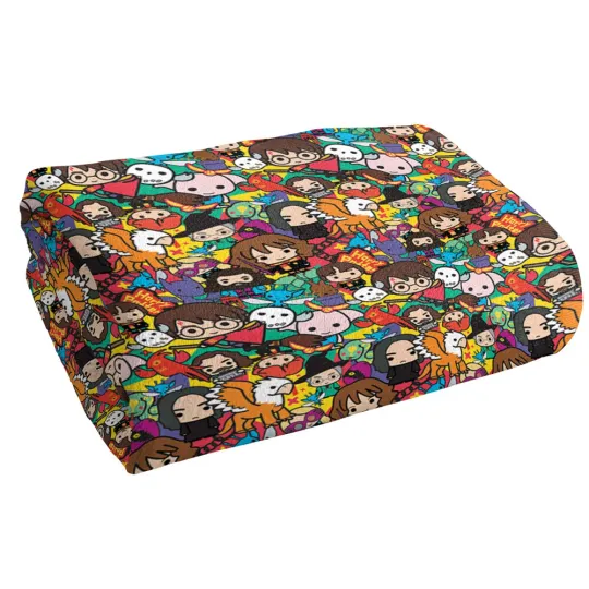 Harry Potter Hero Chibi Collage Officially Licensed Beach Towel 30"x60"