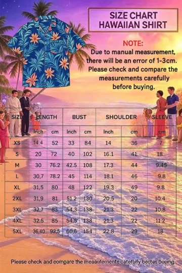 Sky Blue Tropical Hawaiian Shirt – Sunlight Aloha Summer Vibes