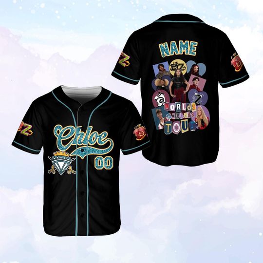 Descendants Zombies Worlds Collide Tour Jersey, Descendants Red Jersey, Victor Zombie 4 Jersey, Like The Zombies Do, Summer Tour 2025 Shirt