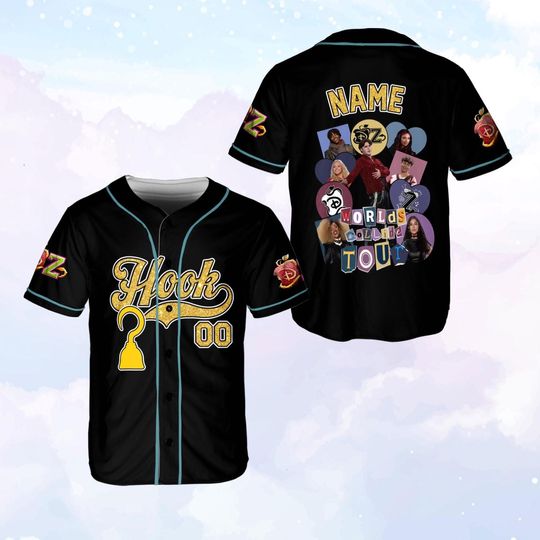 Descendants Zombies Worlds Collide Tour Jersey, Descendants Red Jersey, Victor Zombie 4 Jersey, Like The Zombies Do, Summer Tour 2025 Shirt