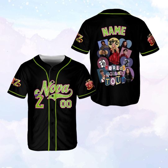 Descendants Zombies Worlds Collide Tour Jersey, Descendants Red Jersey, Victor Zombie 4 Jersey, Like The Zombies Do, Summer Tour 2025 Shirt