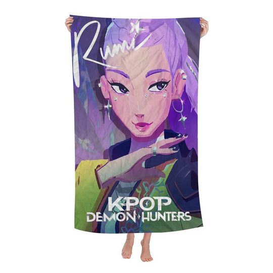 Kpop Demon Hunters Beach Towel