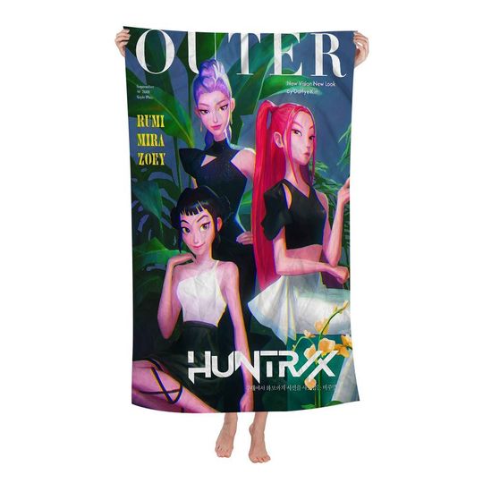 Kpop Demon Hunters Beach Towel