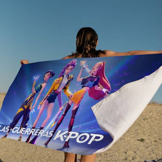 Kpop demon Hunters Kids Beach Towel