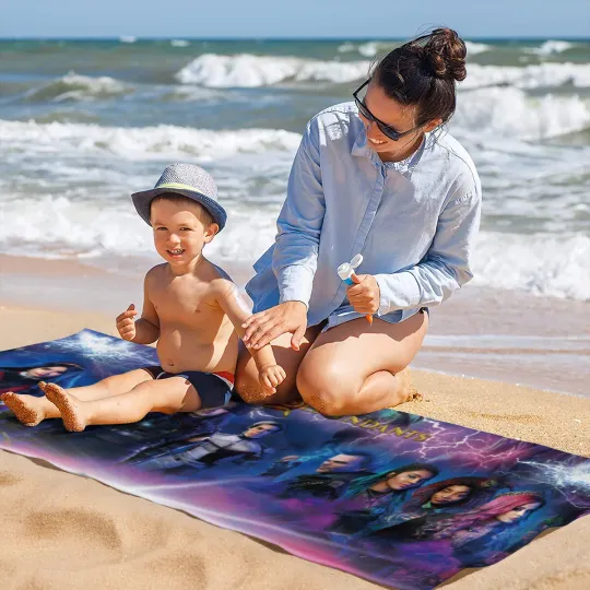 Descendants Beach Towel Quick Drying Microfiber Cozy Lightweight 30"x60"