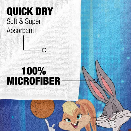 Space Jam: A New Legacy Logo Crew Officially Licensed Beach Towel 30"x60"