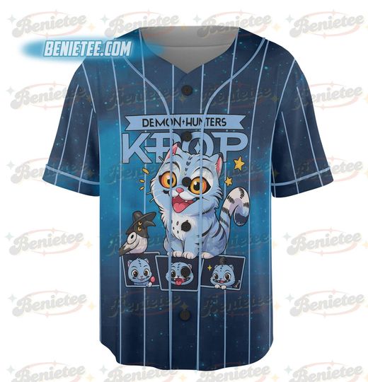 Kpop Demon Hunters Tiger Baseball Jersey