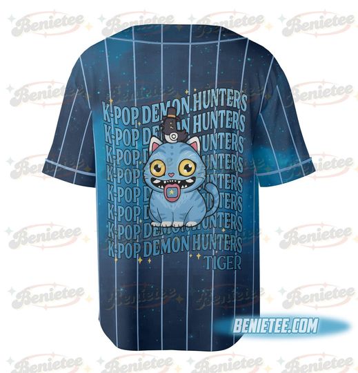 Kpop Demon Hunters Tiger Baseball Jersey