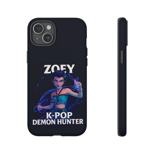 K-Pop Demon Hunter Phone Case, kpop Lovers Zoey Design