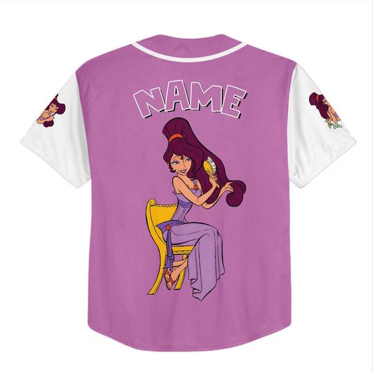 Custom Hercules Meg Jersey Shirt, Hercules Baseball Jersey, Megara Cosplay, Family Shirts
