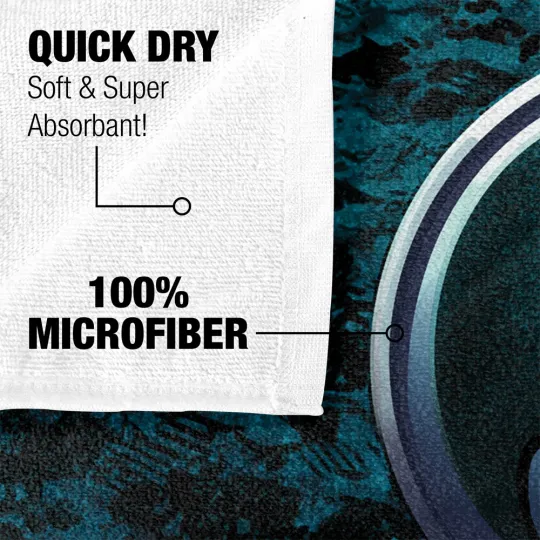 Batman  Beach Towel 30x60" Batcave Bat Symbol Logo Microfiber Bath Official