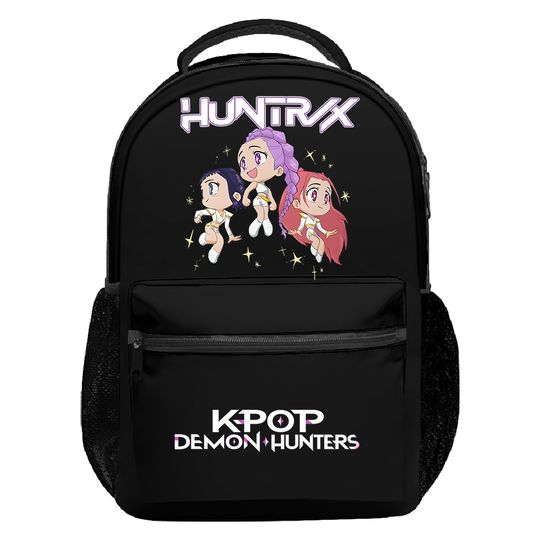 KPop Demon Hunters Backpack Unisex Travel Bag Casual Daypack