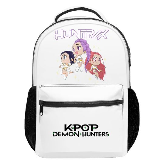 KPop Demon Hunters Backpack Unisex Travel Bag Casual Daypack