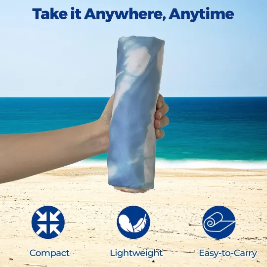 Microfiber Beach Towels - Soft & Lightweight - Absorbent Quick Dry Sand Free ...