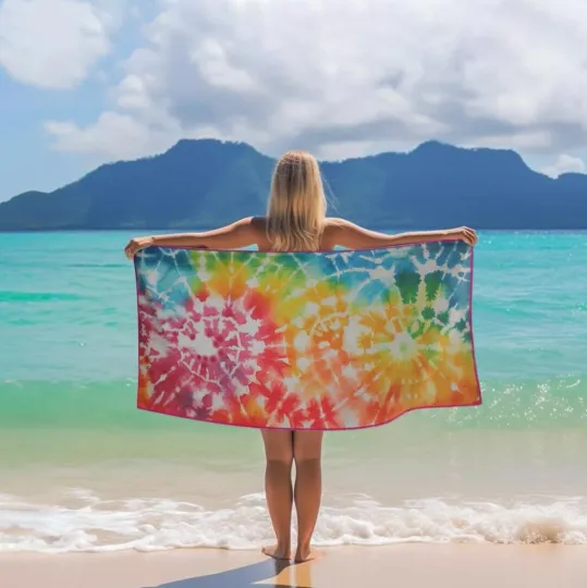 Microfiber Beach Towels - Soft & Lightweight - Absorbent Quick Dry Sand Free ...
