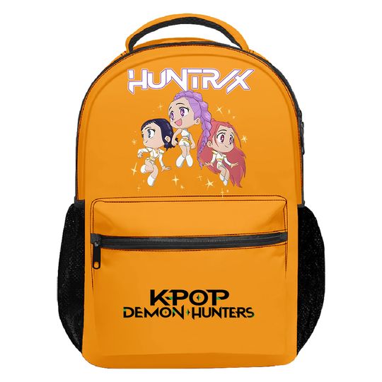 KPop Demon Hunters Backpack Unisex Travel Bag Casual Daypack