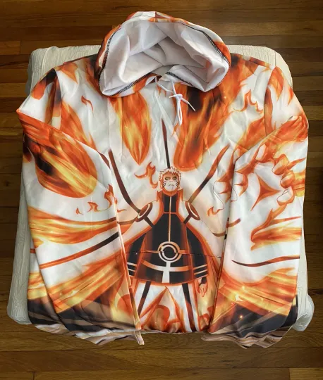 Narutoo Light Weight 3-D Sweatshirt Medium￼￼ Brand New In Bag￼