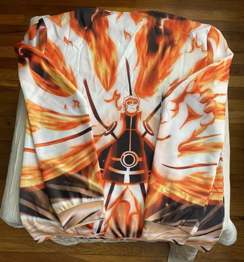 Narutoo Light Weight 3-D Sweatshirt Medium￼￼ Brand New In Bag￼