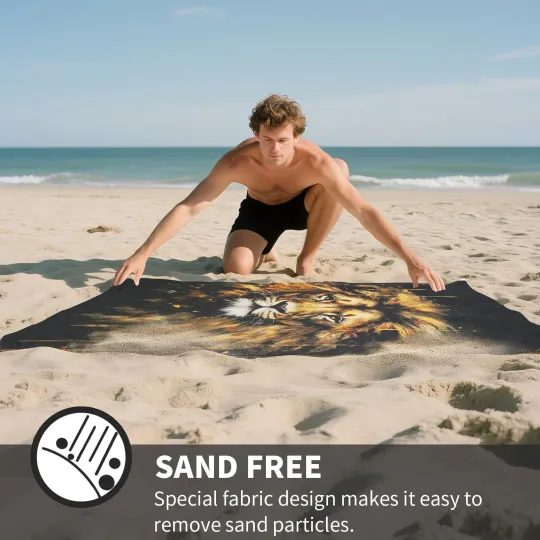 2 Pack Oversized Beach Towels - 70"x32"Sand Free Lightweight Quick Dry Towel ...