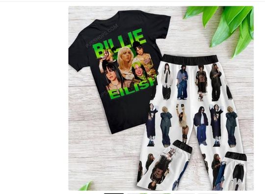 Billie Eilish Pajamas Set, Comfortable & Stylish Sleepwear for Fans