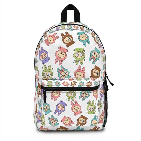 Labubu Backpack for School, Kids Book Bag, Colorful Children's Backpack