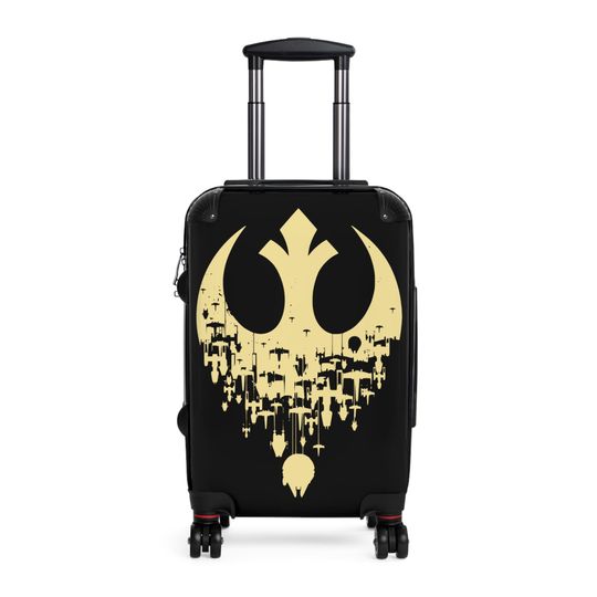 Rebel Alliance Suitcase - Black and Gold