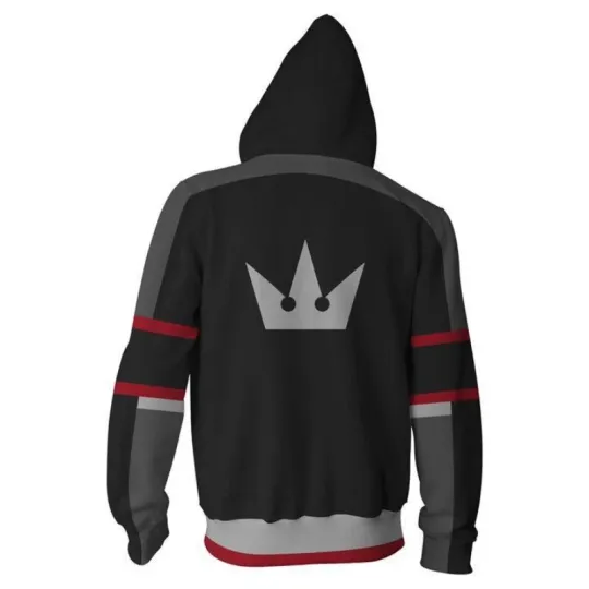 Kingdom Hearts Sora Hoodie Pullover Cosplay Costume 3D Printed Sweatshirt Unisex