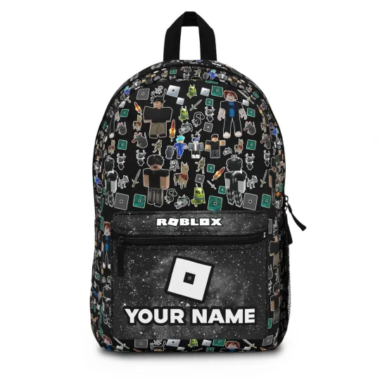 Roblox backpack with name - Personalized for the start of school, gift idea