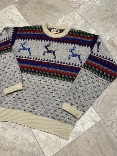 Vintage Pendleton Lobo Sweater Size Medium Virgin Wool