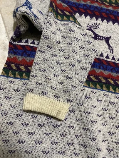 Vintage Pendleton Lobo Sweater Size Medium Virgin Wool
