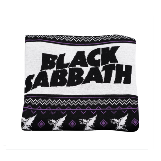 Black Sabbath Flying Demon Ugly Christmas Sweater