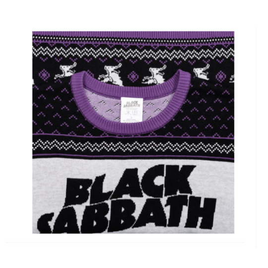 Black Sabbath Flying Demon Ugly Christmas Sweater