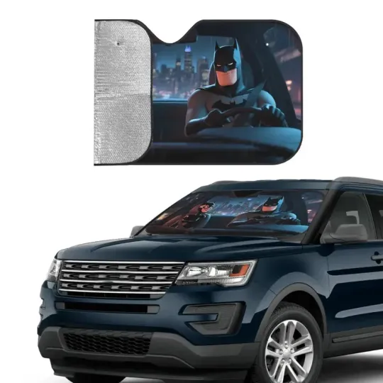 Batman and Catwoman Car Sun Shade, Movie Auto Sunshade