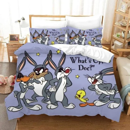 Looney Tunes Bedding Set, Bugs Bunny Bedding Set