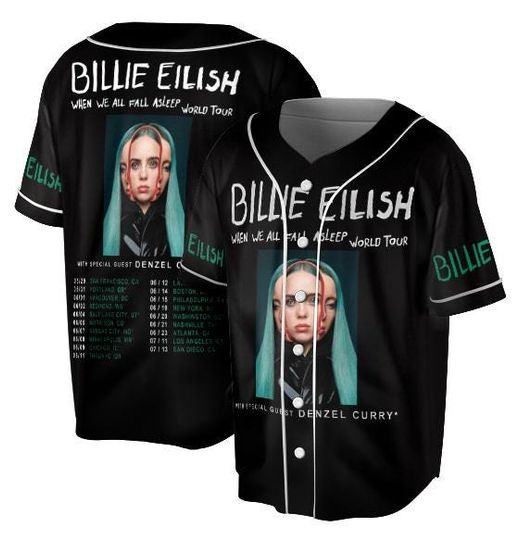 Billie Eilish Hit Me Hard And Soft The Tour Jersey