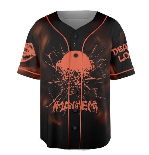Shattered Mirror MAYHEM Ld ga Baseball Jersey