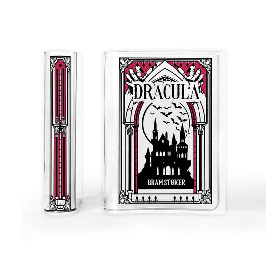 Dracula Acrylic Book Vase
