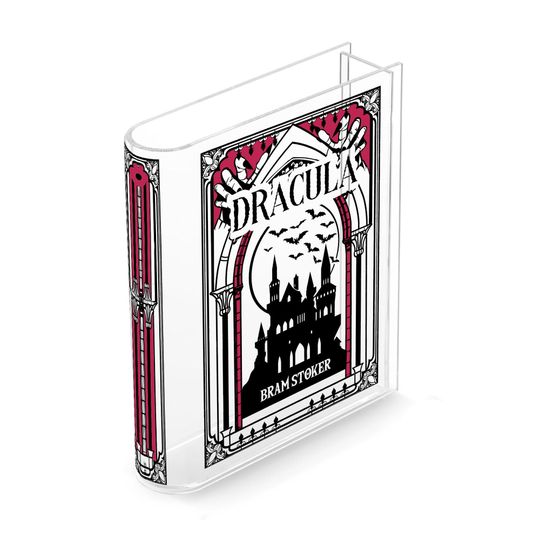 Dracula Acrylic Book Vase