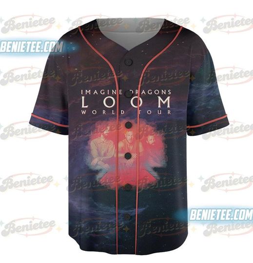 Loom Tour 2025 New Album Hip Hop Style Baseball Jersey