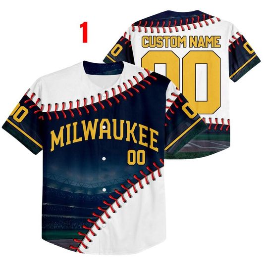 Customized Milwaukee Baseball Team Jersey, Milwaukee Baseball Team Custom Jersey, Est. 1969, Baseball Fans Gift