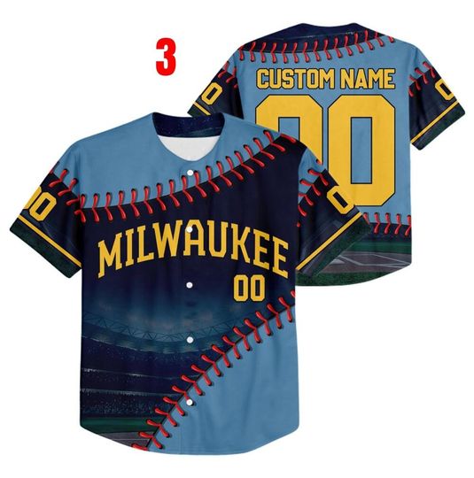 Customized Milwaukee Baseball Team Jersey, Milwaukee Baseball Team Custom Jersey, Est. 1969, Baseball Fans Gift