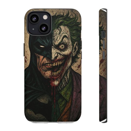 Batman vs Joker Phone Case – Dark Comic Superhero Cover for iPhone