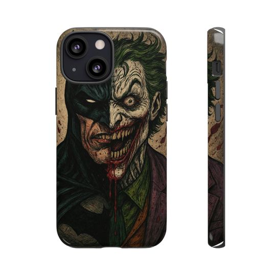 Batman vs Joker Phone Case – Dark Comic Superhero Cover for iPhone