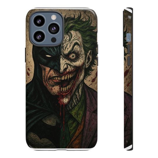 Batman vs Joker Phone Case – Dark Comic Superhero Cover for iPhone