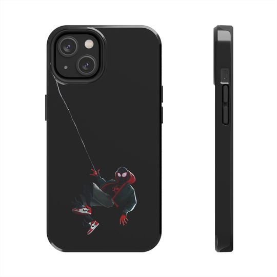 Tough Spiderguy Phone Case – Miles Morales Style for iPhone Users